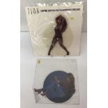 2 Limited Edition Tina Turner 7" shaped picture disc vinyl records.