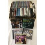 A box of approx. 50 assorted Jazz CD's.