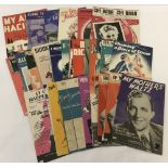 A collection of 1940's sheet music, mostly from movies & stage productions, 50 pieces in total.