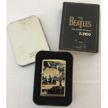 A cased The Beatles Collectors Zippo Lighter, unfueled & in as new condition.