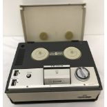 Grundig TK120 Reel to Reel Tape Recorder complete with original lid.