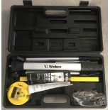 A cased Wickes rotating laser level kit in as new condition.
