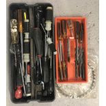 A quantity of assorted tools, mostly screwdrivers.