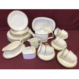 A quantity of first quality Royal Doulton "Gold Concorde" tea and dinner ware, HN5049.