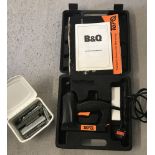 A modern cased Torq professional electric staple gun, in as new condition.
