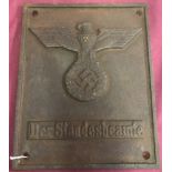 WW2 Style German cast iron sign “Der Standesbeamte”- The Registrar.