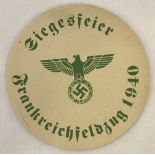 WW2 Style Kulmbach Beer Mat. Dated 1940.