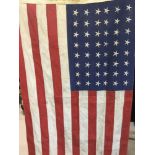 WW2 Style, 48 Star, US Army Stars & Stripes Flag, marked 1943.