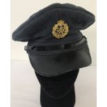 British National Service Other Ranks R.A.F Cap with badge. Dated 1962.