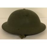 WWII era British MK II steel helmet c1940.