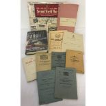 A collection of military ephemera and books.