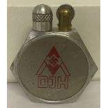 WW2 Style Hitler Youth Wind Proof Lighter. Marked "DJH".