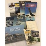 A collection of books relating to Aircraft and air warfare.
