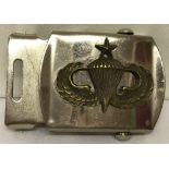 Vietnam War Style Senior Parachutists Belt Buckle