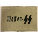 WW2 Style Waffen SS Civilian Workers Arm Band.