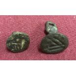 2 Seal Matrices - Metal Detecting Finds.