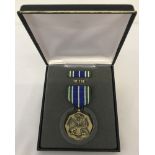 US Medal For Military Achievement in original display case.