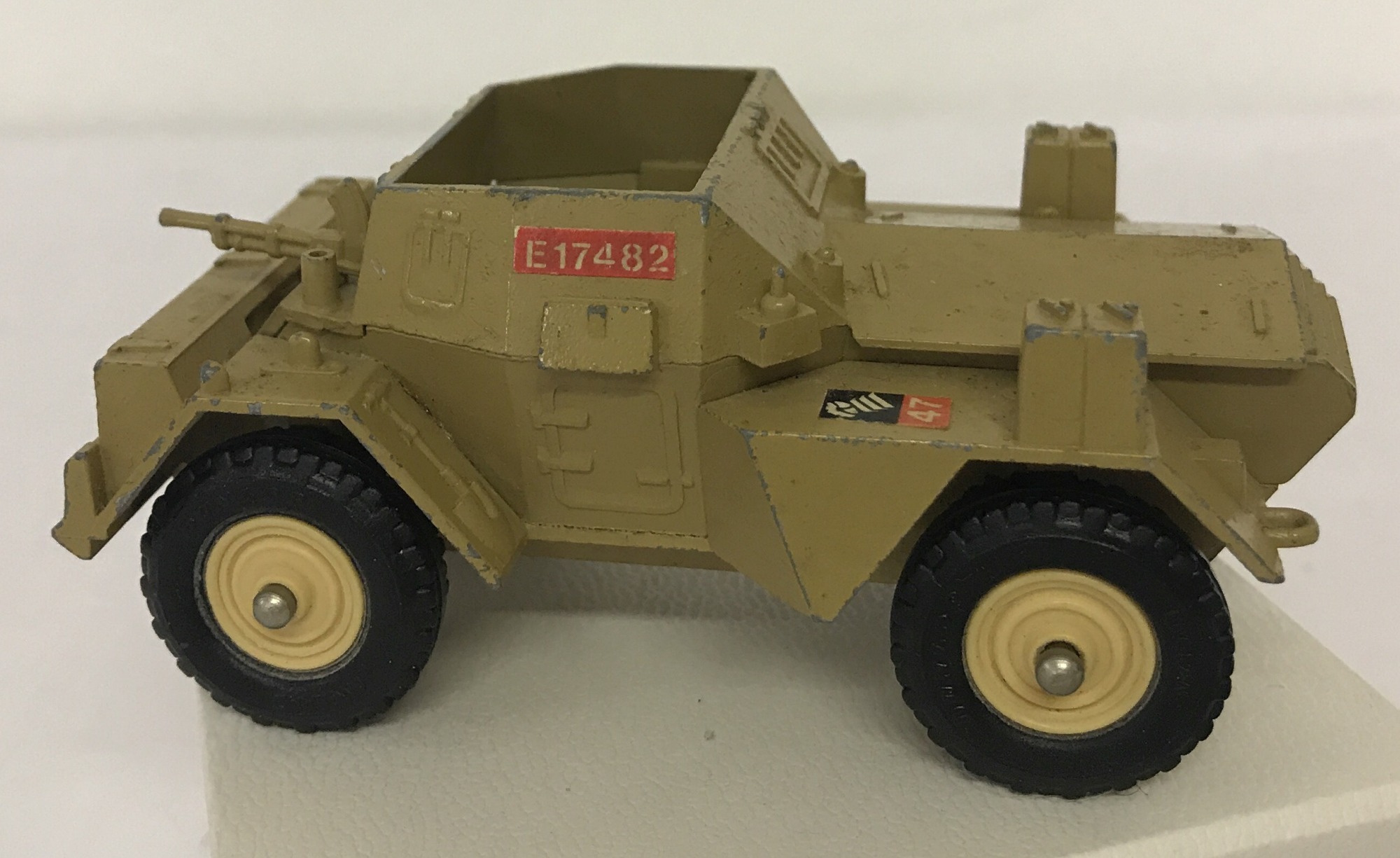 A Britain’s diecast Scout Car, Daimler MK II.