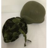 An Estonian army PASGT helmet.