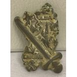 WW2 Style German Sardinia Campaign Pin-Back Badge.