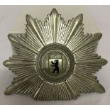 Cold War Style West German Police Shako Badge for Berlin c1950’s.