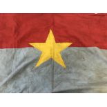 Vietnam War Style Vietcong Flag.