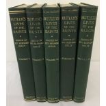 Volumes 1-V of Butler's Lives Of The Saints edited by Rev. Bernard Kelly.