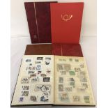 A collection of 5 stamp albums.