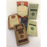 A collection of vintage road maps to include Bartholomew and Ordnance Survey.