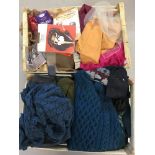 2 boxes of vintage clothing and accessories.