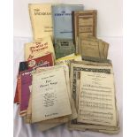 A collection of antique and vintage musical scores from Operettas & Stage Musicals.