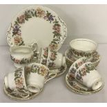 A vintage Paragon tea set in "Country Lane" pattern.