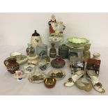 A collection of small vintage ceramics.