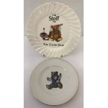An 8" Ralph Lauren Polo Bear tea plate by Wedgwood.