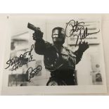 RoboCop black and white promotional photo from the Movie, autographed by the lead actor.