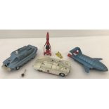 Gerry Anderson's Captain Scarlet and Thunderbirds diecast models.