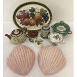 A quantity of assorted ceramic items.