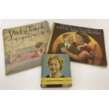 3 vintage Shirley Temple books by Saalfield Publishing.