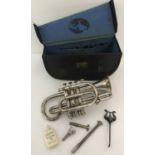 A vintage cased Salvation Army "Endurance Class" Cornet.