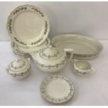 A collection of Wedgewood Queen's Ware dinner and tea ceramics.