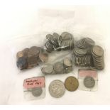A collection of American coins mainly from 1960's, 70's, 80's and 90's.