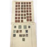 100 Victorian stamps to include 53 Penny Reds.