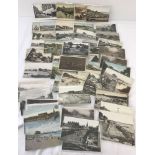 A quantity of 60+ vintage postcards from Lowestoft & Oulton Broad, some good RP's.