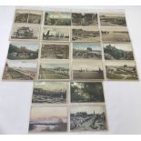 36 vintage postcards from Lowestoft & Oulton Broad to include some good RP's.