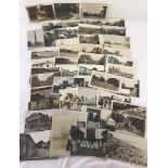 75 assorted vintage postcards to include some very good RP's.