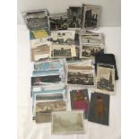 A collection of postcards from a variety of eras.