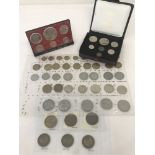 A collection of foreign and Commonwealth vintage coins.