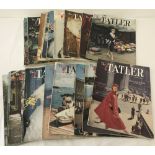 23 copies of 1958 The Tatler & Bystander magazine. To include 6 special edition copies.
