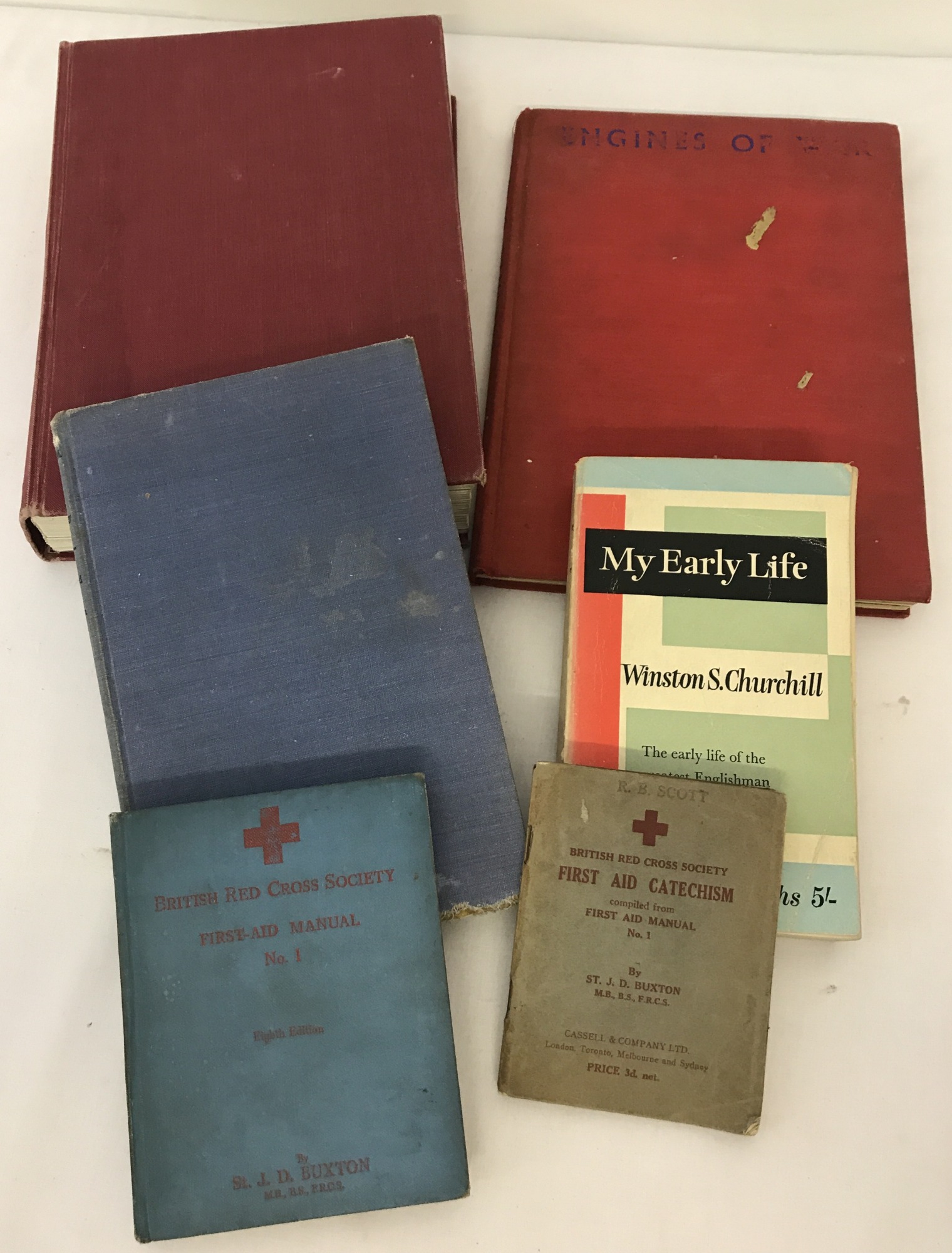 A small collection of military related books.