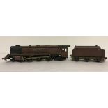 Hornby Dublo "Duchess of Athol" locomotive 6231 and LMS tender in maroon.